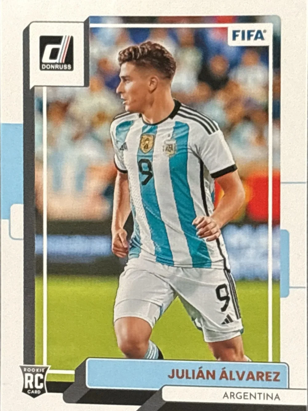 Panini Soccer Rookie Trading Card  - Julián Álvarez (Argentina)